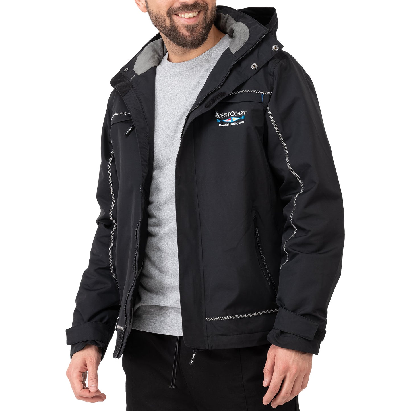 WESTCOAST Men's Functional Outdoor Rain Jacket Sport - WESTCOAST Swedish Sailingwear