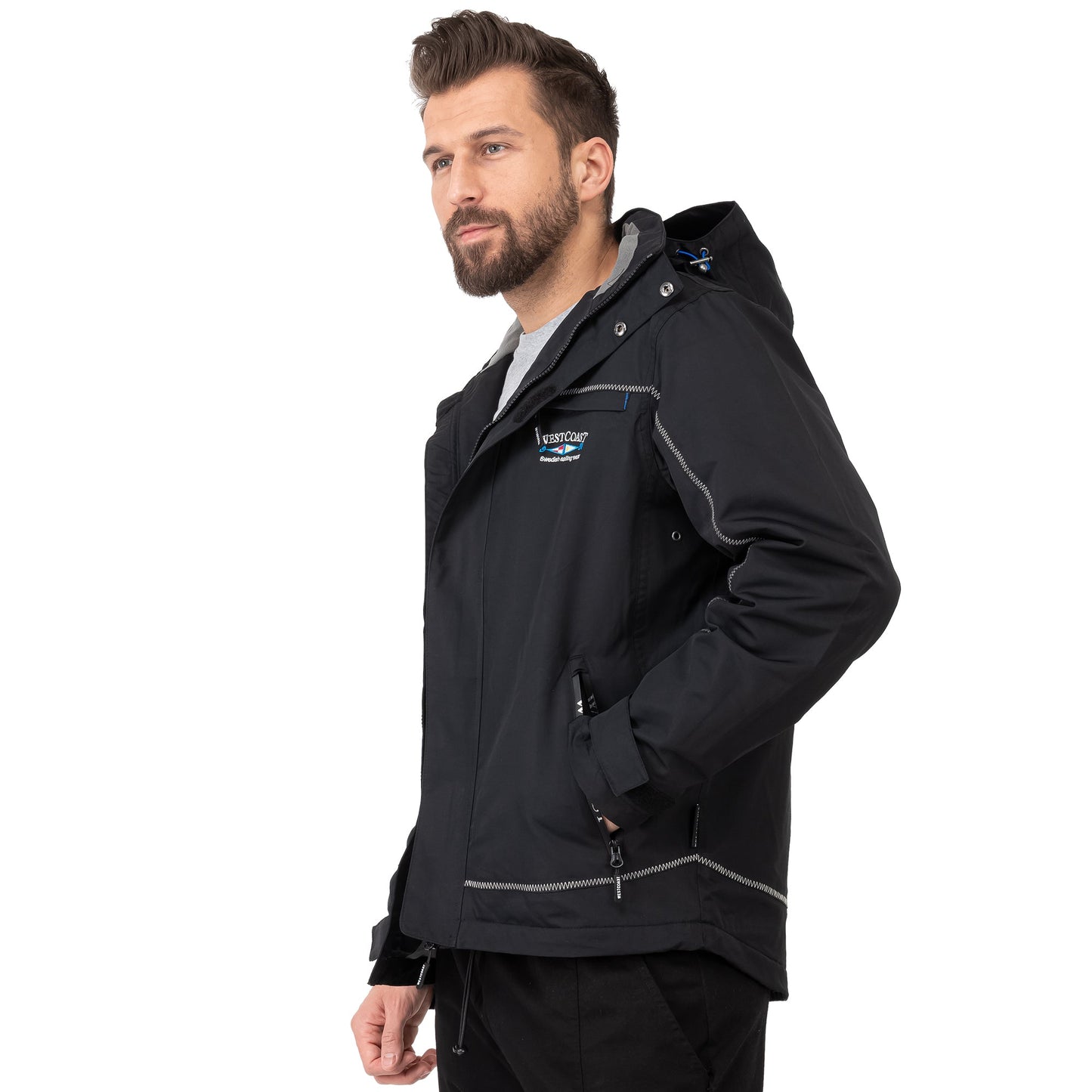 WESTCOAST Men's Functional Outdoor Rain Jacket Sport - WESTCOAST Swedish Sailingwear